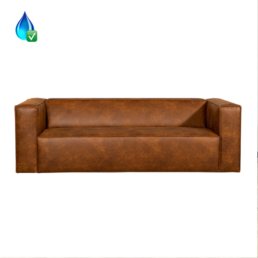 3-zitsbank Memphis eco-leer