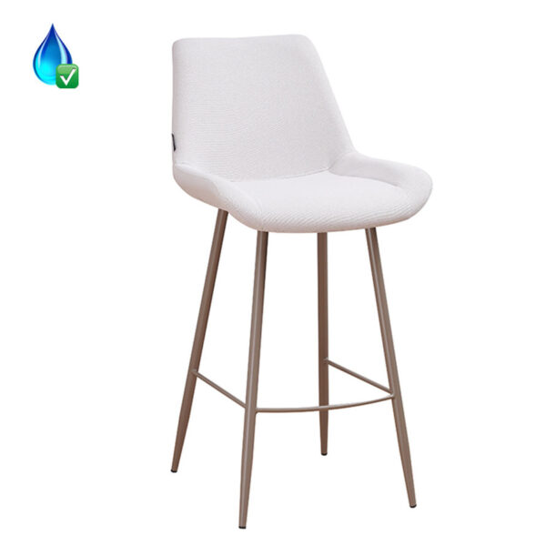 Barkruk Maud gerecycled polyester 74 cm (duurzamere keuze)