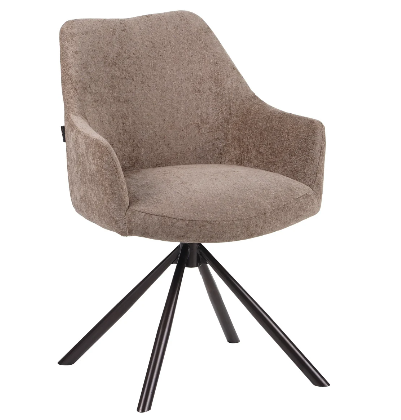 Draaibare eetkamerstoel Kay gemêleerd 1