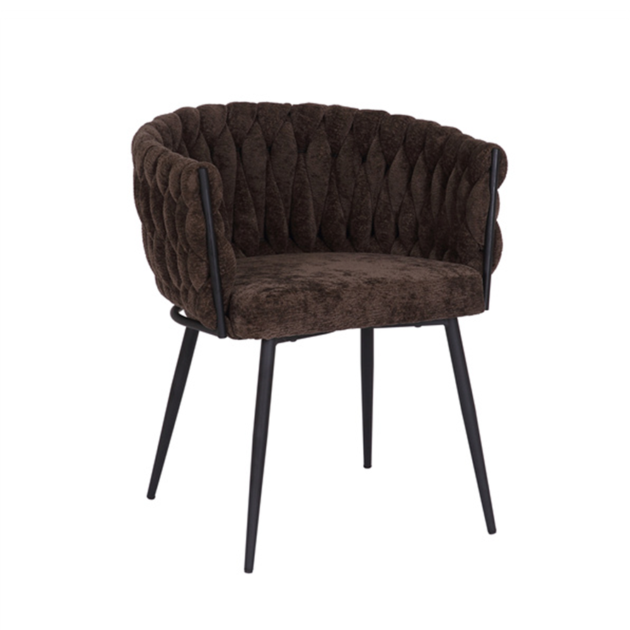 Eetkamerstoel River chenillestof