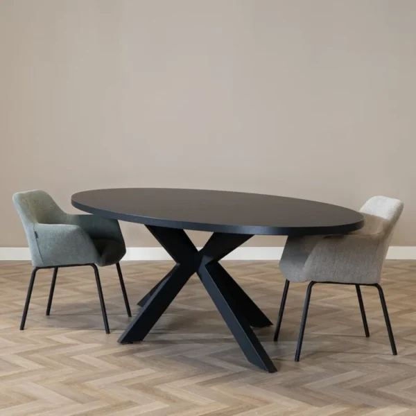 Eettafel Carl ovaal melamine 270×130 cm 3