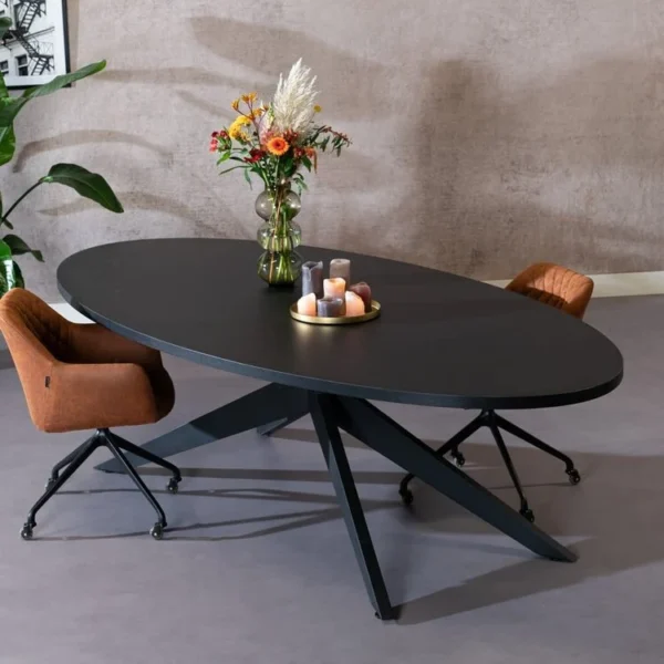 Eettafel Dio ovaal melamine 270×130 cm 2
