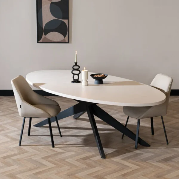Eettafel Dio ovaal melamine 270×130 cm 3