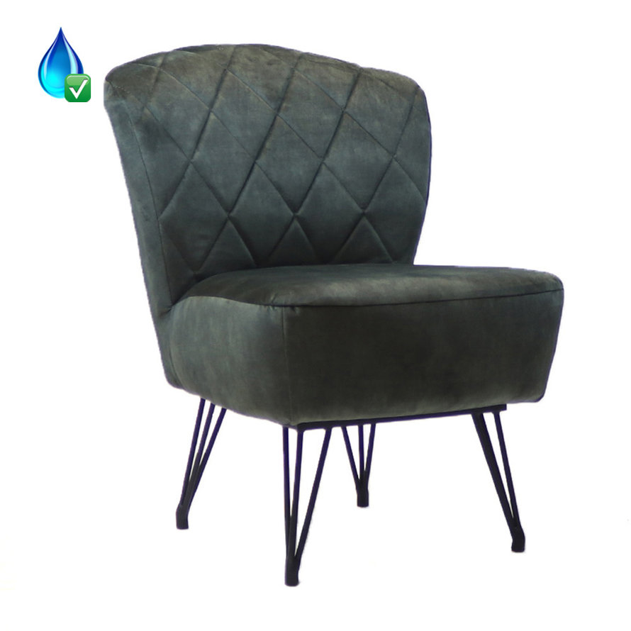 Fauteuil Else velvet