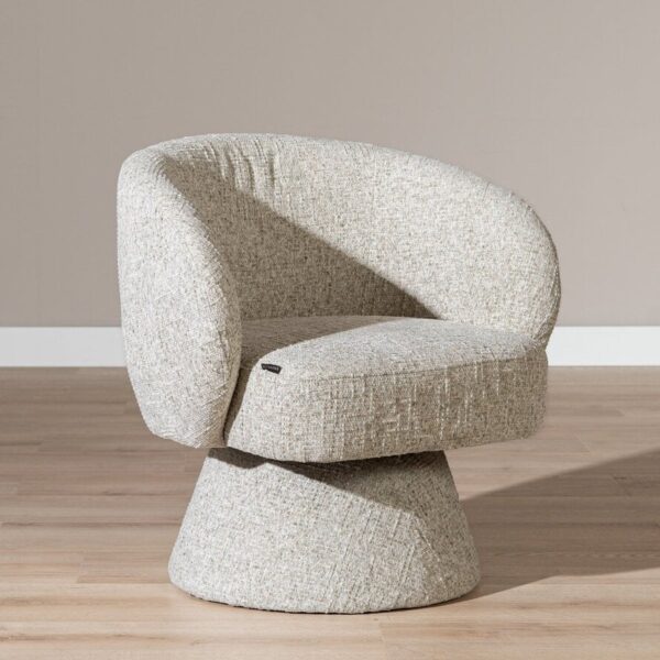 Fauteuil Lenn draaibaar chenillestof
