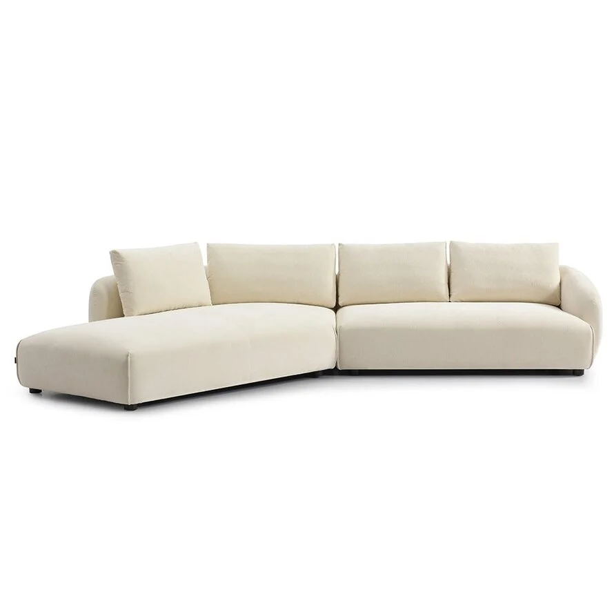 Hoekbank Isa chenille offwhite