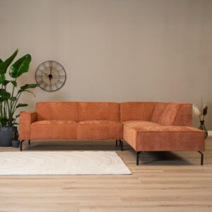 Hoekbank rechts Kansas polyester 2