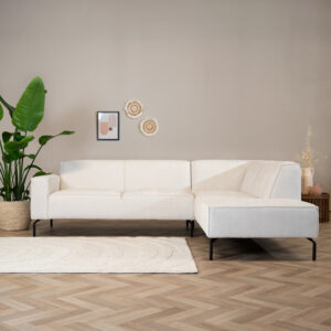 Hoekbank rechts Kansas polyester 4