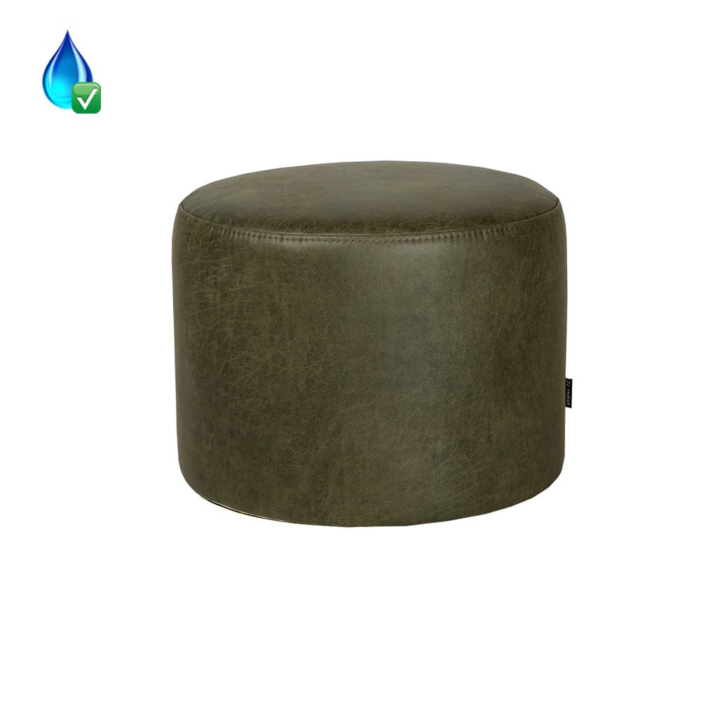 Poef.hocker Kyla eco-leer