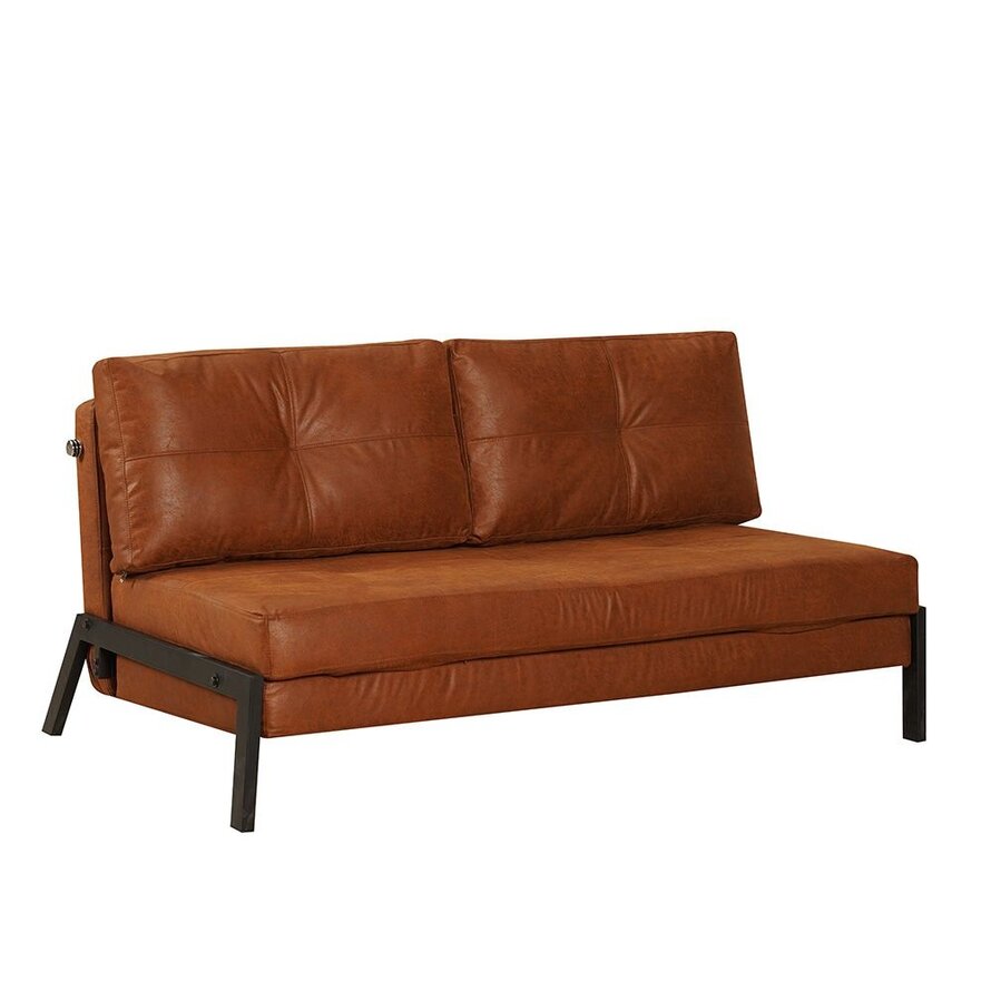 Slaapbank 2 persoons Mikko eco-leer 1