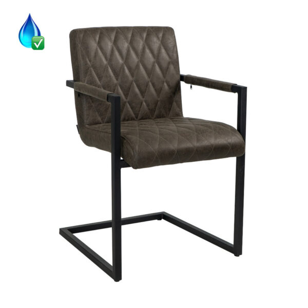 Stoel Diamond eco-leer